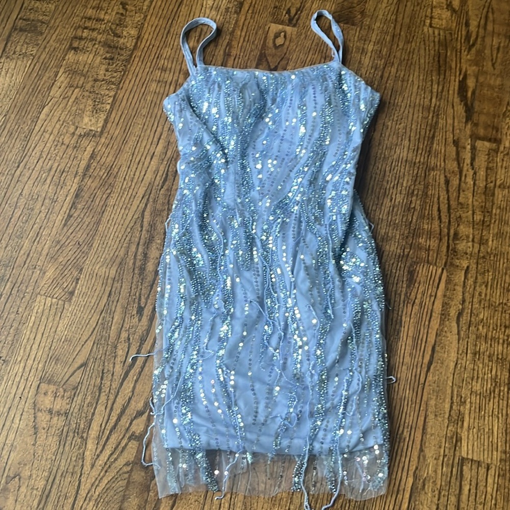 Periwinkle homecoming dress 0